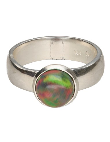 Anello in Opale Nero in Argento...
