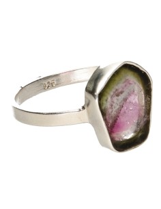 Watermelon Tourmaline Ring... 2