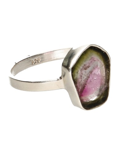 Anello di Tormalina Watermelon in...