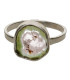 Anello di Tormalina Anguria in Argento Sterling 925 (61T)