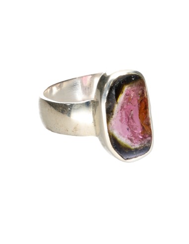 Bague en argent 925 avec tourmaline...