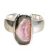 Bague en argent 925 avec tourmaline melon d'eau (64T)
