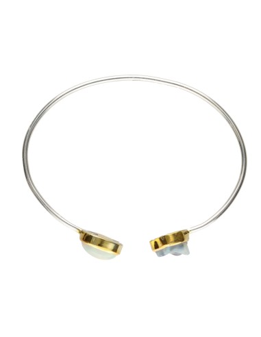 Brazalete de Ópalo en Plata de Ley...