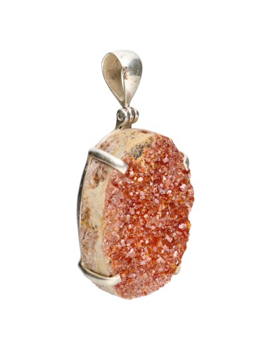 Colgante di Vanadinita in Argento di...