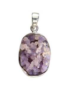 Grape Agate Pendant in 925...