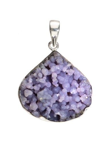 Pendentif Agate de raisin en argent...