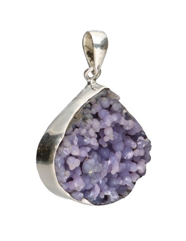 Pendentif Agate de raisin en argent...