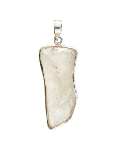 Pendente in tektite libica in argento...