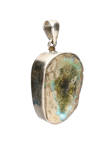 Rough Opal Pendant in 925 Sterling...