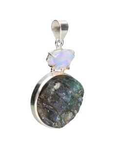 Rough Labradorite with Opal... 2