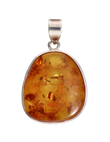 Pendentif d'ambre en argent 925 (92T)