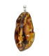 Colgante di Ambra in Argento Sterling 925 (98T)