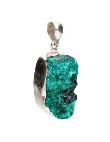 Pingente Dioptase em Prata de Lei 925...
