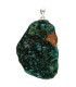 Pingente Dioptase em Prata de Lei 925 (1U)