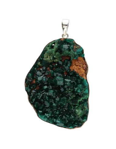 Dioptase Pendant in 925 Sterling...
