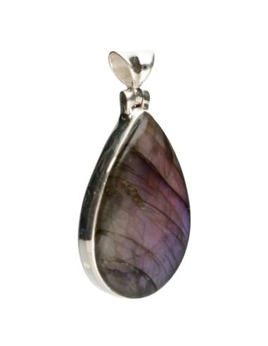 Purple Labradorite Pendant in 925...