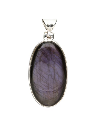 Purple Labradorite Pendant in 925...
