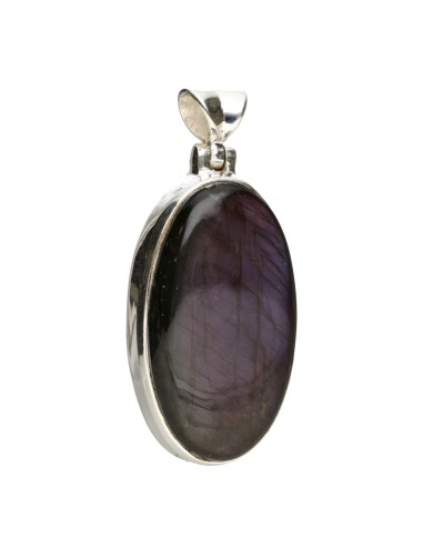 Purple Labradorite Pendant in 925...