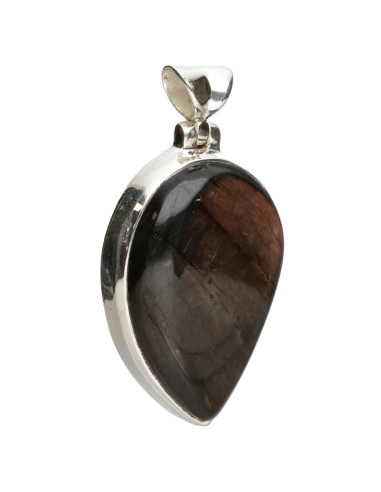 Purple Labradorite Pendant in 925...