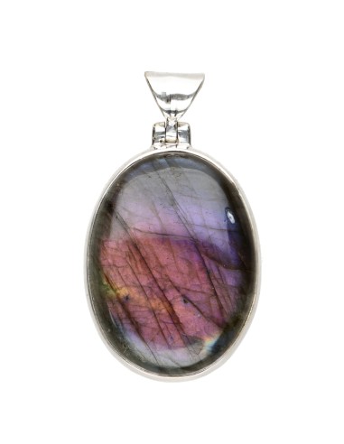 Pendentif en Labradorite pourpre en...