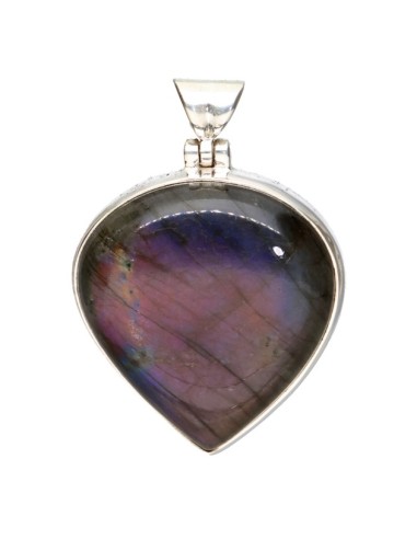 Ciondolo di Labradorite Viola in...