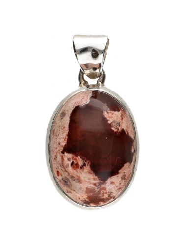 Pendentif en Opale de Feu en Argent...