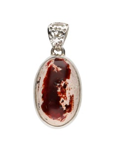 Fire Opal Pendant in 925...