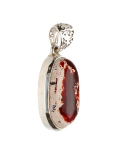 Fire Opal Pendant in 925... 2