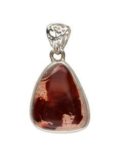 Fire Opal Pendant in...