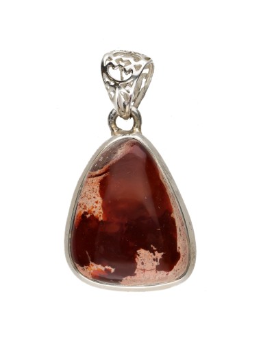 Pendentif en Opale de Feu en Argent...