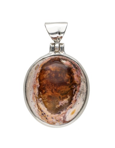 Fire Opal Pendant in 925 Sterling...