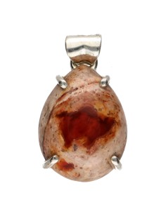 Fire Opal Pendant in 925...