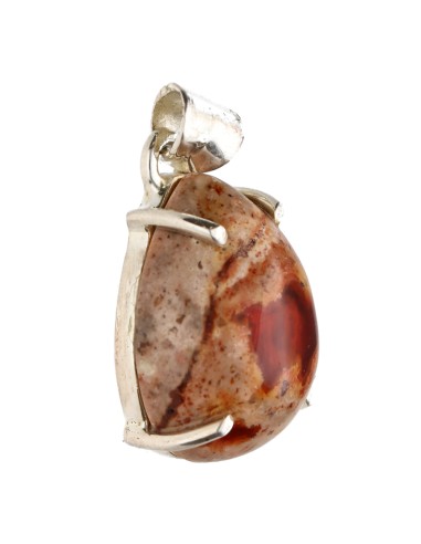 Pendentif en Opale de Feu en Argent...