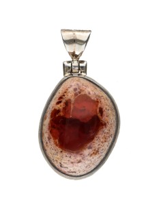 Fire Opal Pendant in...