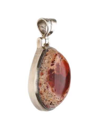 Pendentif en Opale de Feu en Argent...