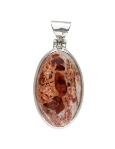 Fire Opal Pendant in 925...