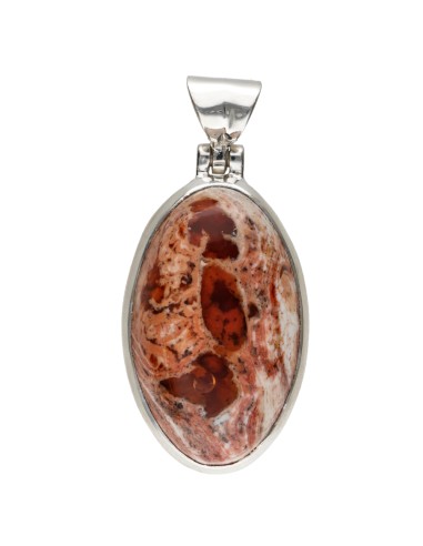 Fire Opal Pendant in 925 Sterling...