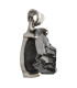 Shungite Pendant Crystallized in 925 Sterling Silver (66U)