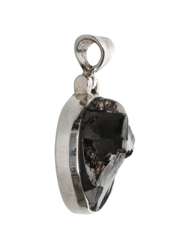 Shungite Pendant Crystallized in 925...