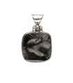 Pendentif en Shungite Cristallisée en Argent Sterling 925 (70U)
