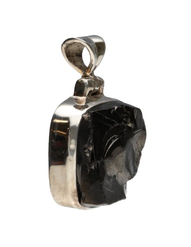 Shungite Pendant Crystallized in...