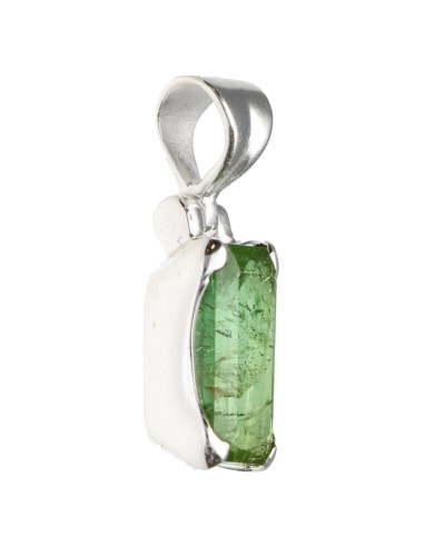 Pendentif en tourmaline verte en...