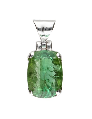 Pendentif en Tourmaline Verte en...