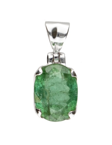 Pendentif en tourmaline verte en...