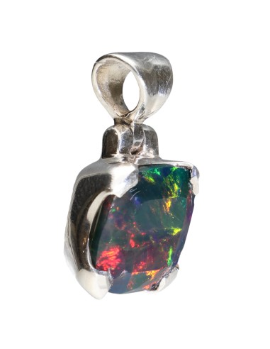 Colgante di Ópalo Nero in Argento...