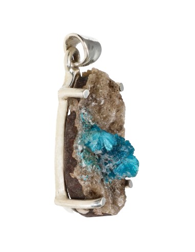 Pendentif de Cavansite en argent...