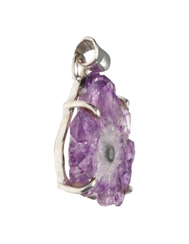 Amethyst Pendant in Sterling Silver...