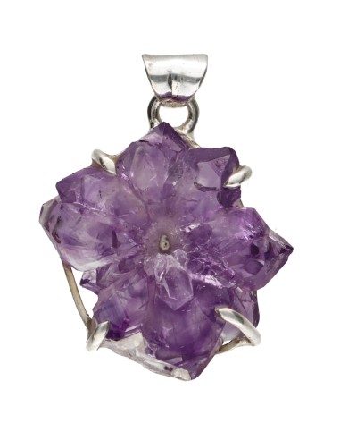 Amethyst Pendant in Sterling Silver...