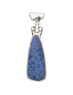 Blue Opal Pendant in 925...