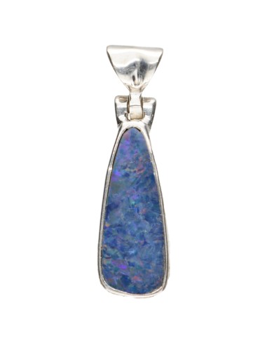 Colgante di Ópalo Blu in Argento...
